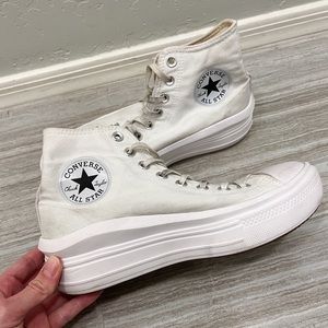 high top white converse